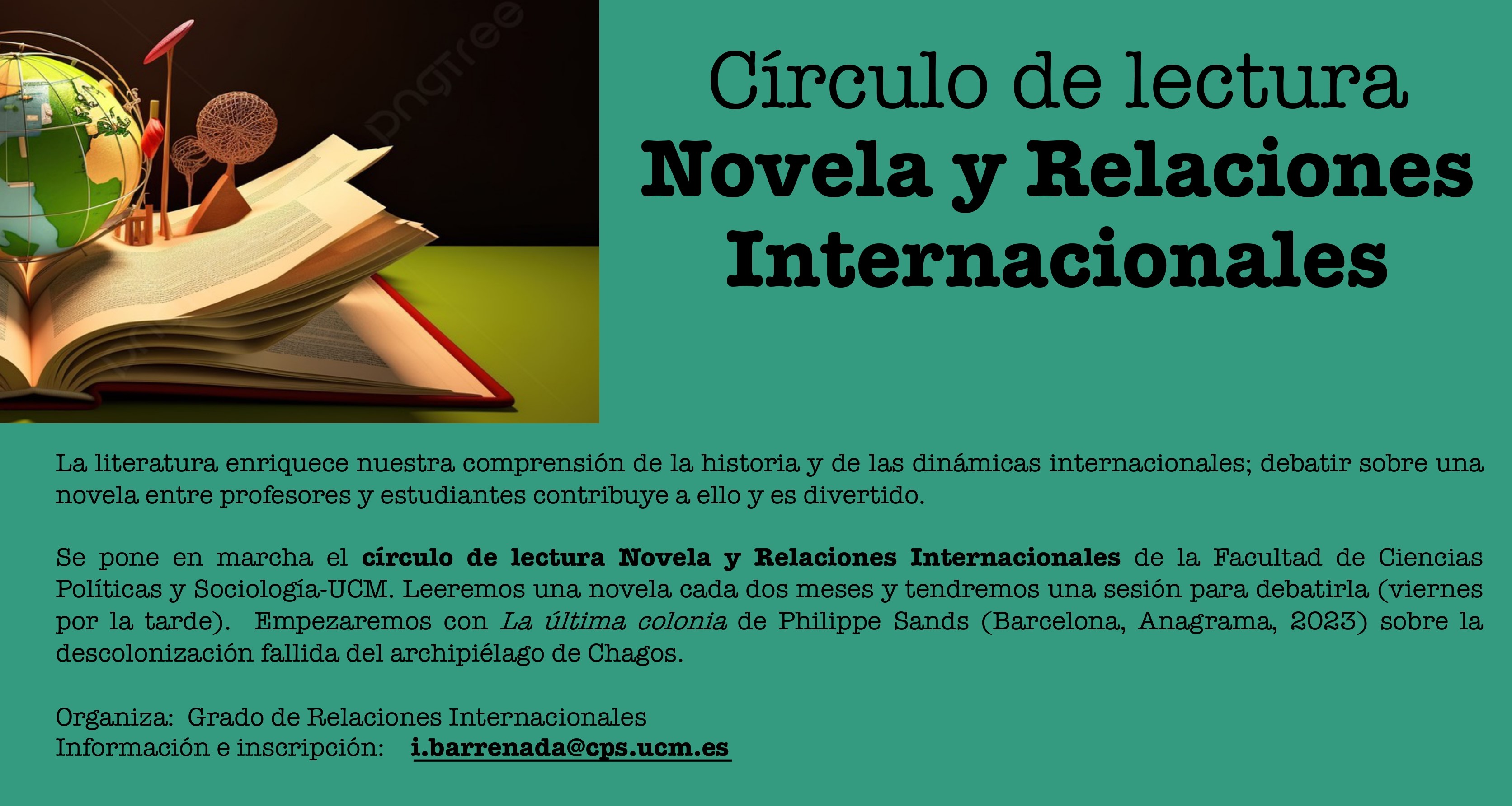 Círculo de lectura | Novela y Relaciones Internacionales